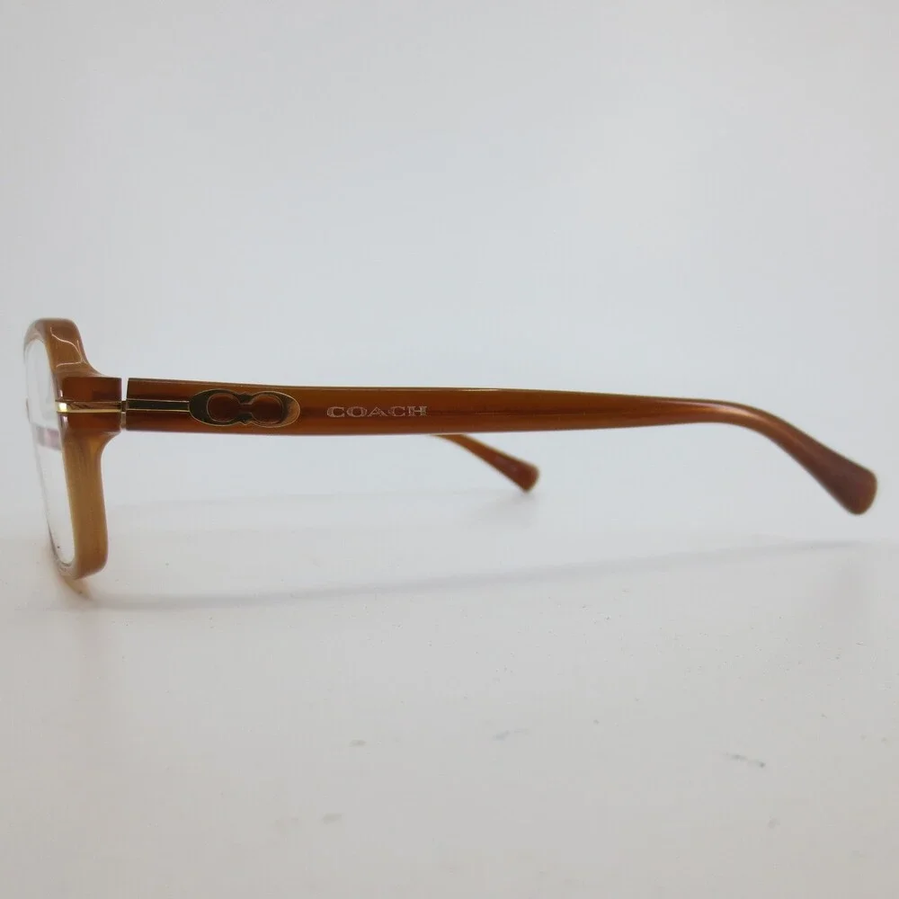 Coach Laurel HC 6055 5251 Milky Saddle Brown Eyeglass Frames 52-17-135 Womens - Picture 4 of 7
